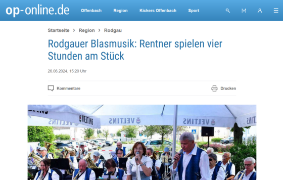 „Rodgauer Blasmusik: Rentner spielen vier Stunden am Stück“