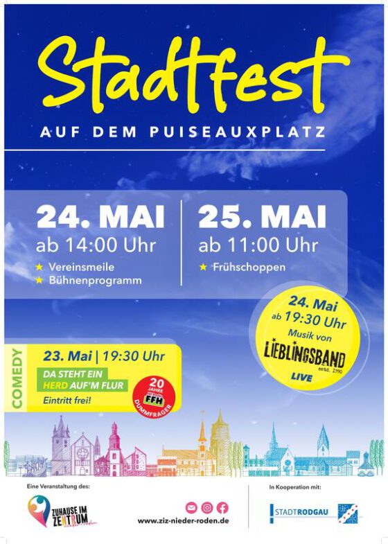 Stadtfest-Wochenende auf dem Puiseauxplatz